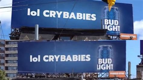 lol crybabies billboard|Bud Light did not call its critics ‘crybabies’ on a billboard